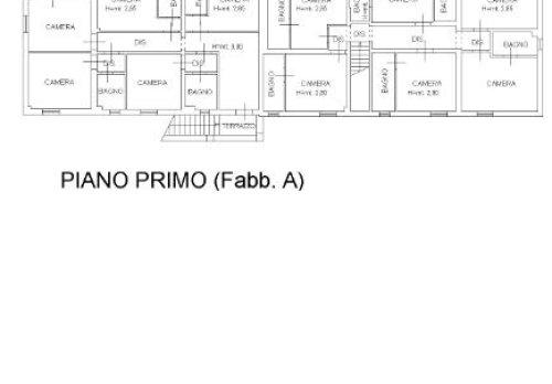 Planimetria Agriturismo - localit Calenzano, via Ensi n. 5